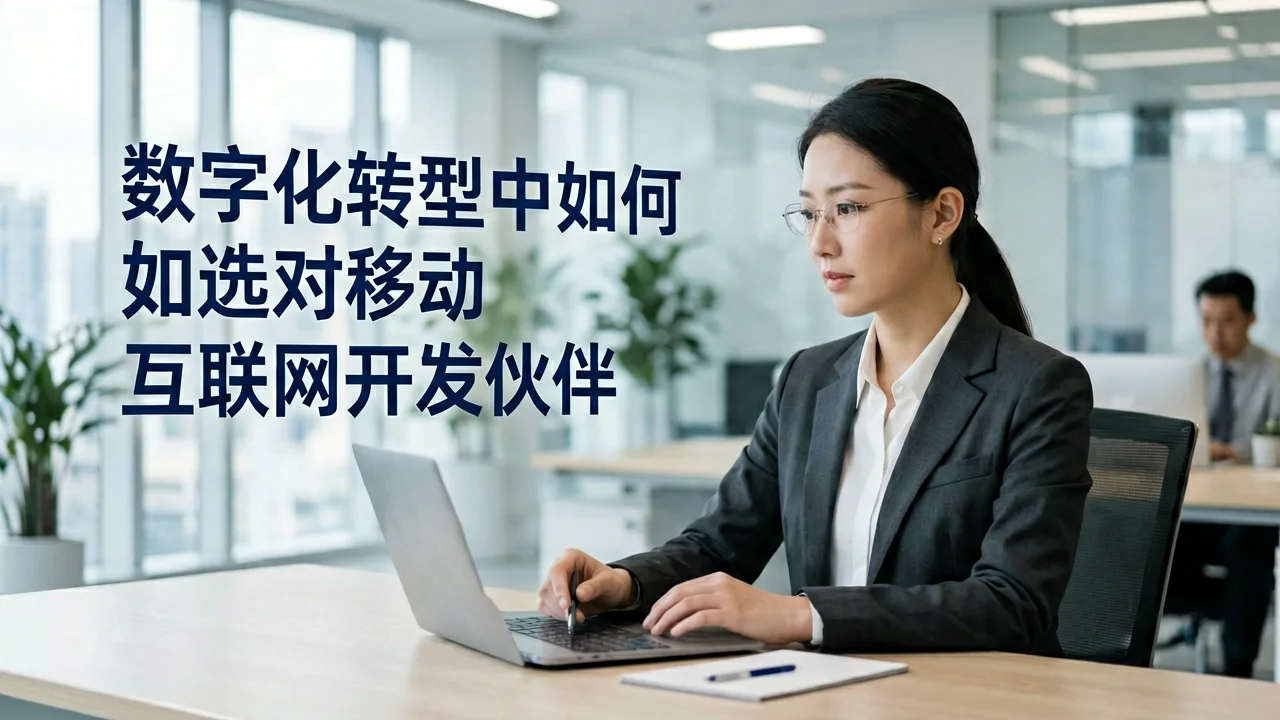 数字化转型中如何选对移动互联网开发伙伴